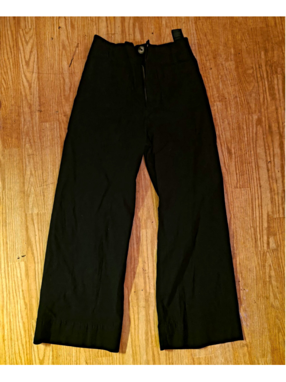 Maeve The Colette Women's Black Straight Leg Dress Pants Pockets Twill 27